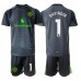 Manchester United Altay Bayindir #1 Keeper Bortedraktsett Barn 2025-26 Korte ermer (+ Korte bukser)
